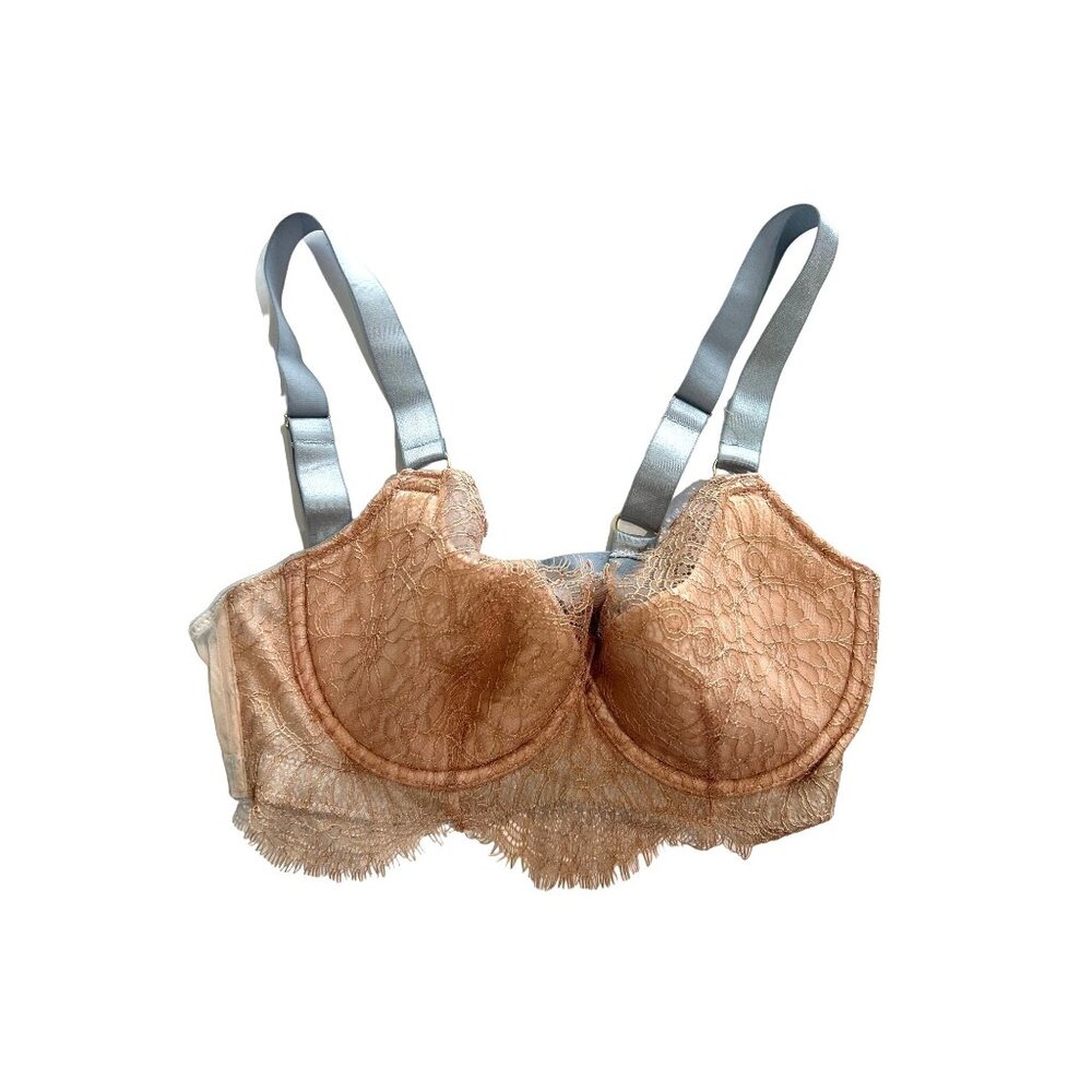 Dora Larsen Lace Bra in Dusty Pink
